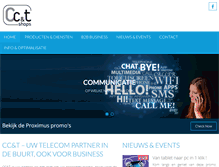 Tablet Screenshot of cctshops.be
